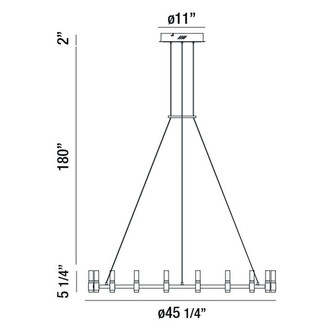 Albany LED Chandelier (37044-015)