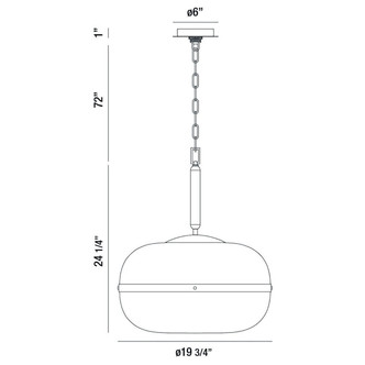 Nottingham Three Light Pendant (37198-015)