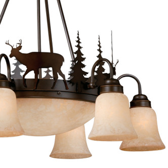 Bryce Nine Light Chandelier (CH55406BBZ)