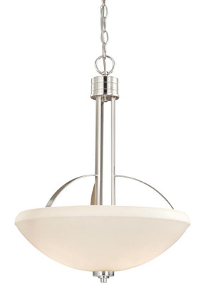 Vaxcel - SA-PDU170SN - Three Light Pendant - Solna - Satin Nickel