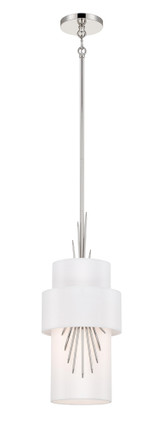 George Kovacs - P5391-613 - One Light Mini Pendant - Gramercy by Robin Baron - Polished Nickel