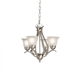 Kichler - 2019NI - Four Light Mini Chandelier - Dover - Brushed Nickel