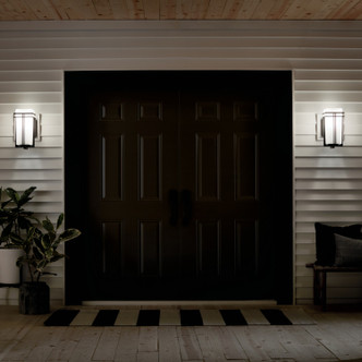 Tremillo One Light Outdoor Wall Mount (49201BK)