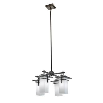 Kichler - 49638OZ - Four Light Outdoor Chandelier - Caterham - Olde Bronze