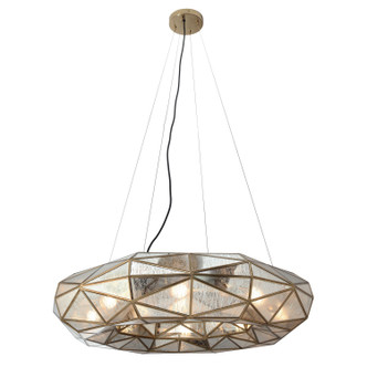 Geo-Gem Eight Light Chandelier (N1698-863)