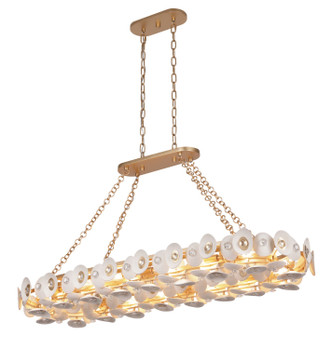 Metropolitan - N1869-760 - 14 Light Island Pendant - Niu - Fawn Gold