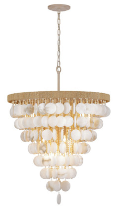 Metropolitan - N1918-759 - 12 Light Pendant - Aurelia's Cove - Autumn White