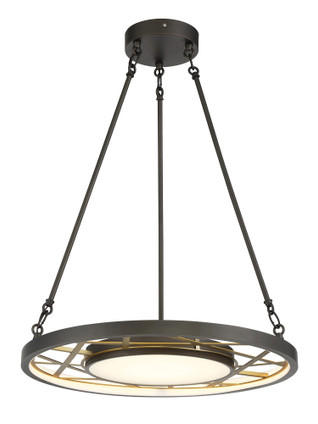 Metropolitan - N7526-716-L - LED Pendant - Tribeca by Robin Baron - Smoked Iron And Soft Brass