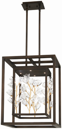 Metropolitan - N7963-730-L - LED Pendant - Maison Des Fleurs - Regal Bronze With Empire Gold Leaf