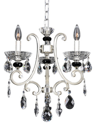 Allegri - 023954-017-FR001 - Three Light Chandelier - Bedetti - Two Tone Silver