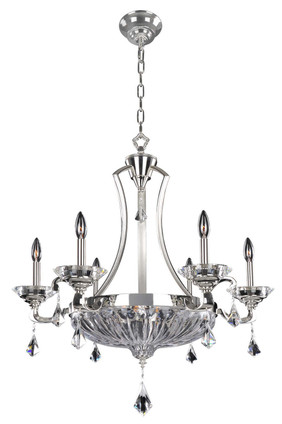 Allegri - 028554-017-FR001 - Nine Light Chandelier - Orecchini - Two Tone Silver