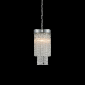 Allegri - 029510-010-FR001 - One Light Mini Pendant - Savena - Chrome Allegri - 029510-010-FR001 - One Light Mini Pendant - Savena - Chrome