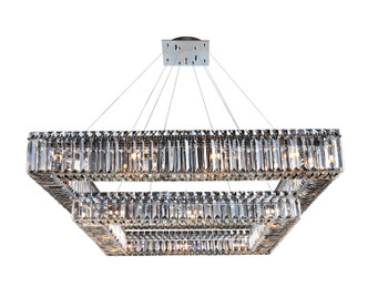 Allegri - 11781-010-FR001 - 28 Light Pendant - Quadro - Chrome Allegri - 11781-010-FR001 - 28 Light Pendant - Quadro - Chrome