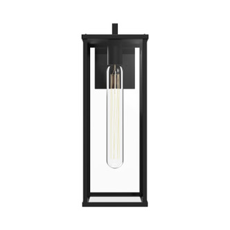 Brentwood One Light Exterior Wall Mount (EW652707BKCL)