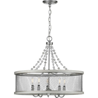 Austelle Five Light Chandelier (P400205-141)