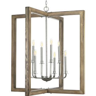 Progress Lighting - P4763-141 - Eight Light Chandelier - Turnbury - Galvanized