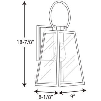 Barnett One Light Wall Lantern (P560078-020)