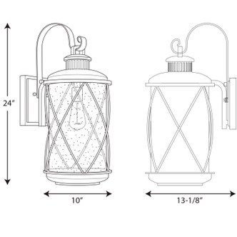 Hollingsworth One Light Wall Lantern (P560082-031)