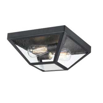 Westinghouse Lighting - 6114300 - Two Light Flush Mount - Wyndham - Textured Black