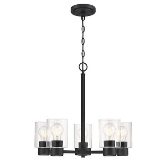 Westinghouse Lighting - 6115300 - Five Light Chandelier - Sylvestre - Matte Black
