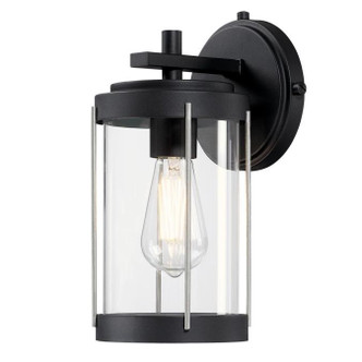 Westinghouse Lighting - 6122100 - One Light Wall Fixture - Kezia - Textured Black with Industrial Steel Accents