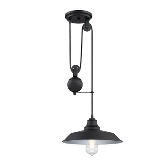 Westinghouse Lighting - 6129300 - One Light Pendant - Iron Hill - Matte Black