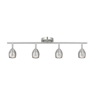 Westinghouse Lighting - 6129500 - LED Track Light Kit - Borgata - Brushed Nickel