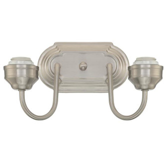 Westinghouse Lighting - 6300500 - Two Light Wall Sconce - Wall Fixture - Brushed Nickel