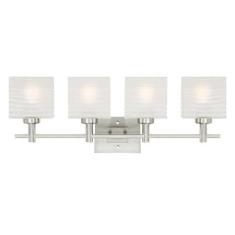 Westinghouse Lighting - 6304100 - Four Light Wall Sconce - Alexander - Brushed Nickel