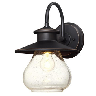 Westinghouse Lighting - 6313500 - One Light Wall Fixture - Delmont - Oil Rubbed Bronze With Highlights