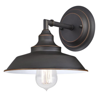 Westinghouse Lighting - 6343500 - One Light Wall Fixture - Iron Hill - Oil Rubbed Bronze With Highlights
