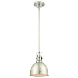 Westinghouse Lighting - 6345500 - One Light Mini Pendant - Madras - Brushed Nickel