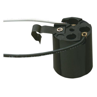 Westinghouse Lighting - 7014500 - Horizontal Phenolic Snap-In Socket - Snap-In Socket - Black