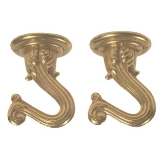 Westinghouse Lighting - 7045000 - 1 1/2 Swag Hook Kit - Swag Hook - Polished Brass