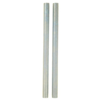 Westinghouse Lighting - 7060600 - 2 Nipples Zinc-Plated 6 - Nipples - Metallic Silver