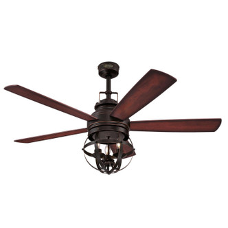 Westinghouse Lighting - 7217100 - 52Ceiling Fan - Stella Mira - Oil Rubbed Bronze With Highlights