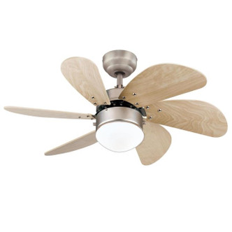 Westinghouse Lighting - 7224000 - 30 Ceiling Fan - Turbo Swirl - Brushed Aluminum