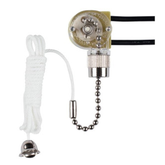 Westinghouse Lighting - 7702200 - Fan Light Switch with Pull Chain - Fan Light Switch - Chrome
