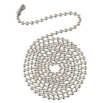 Westinghouse Lighting - 7723800 - 3 Ft. Beaded Chain with Connector - Beaded Chain - Brushed Nickel