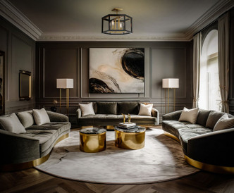 UNION ESTATES Four Light Semi Flush Mount (2114-726) UNION ESTATES Four Light Semi Flush Mount (2114-726)