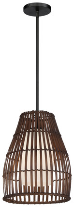 Minka-Lavery - 2161-66A - One Light Pendant - Brentwood Shore - Coal