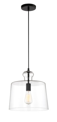 Minka-Lavery - 2336-66A - One Light Pendant - Clarity - Coal Minka-Lavery - 2336-66A - One Light Pendant - Clarity - Coal