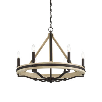 Minka-Lavery - 2626-860 - Six Light Chandelier - Sonoma - Dark Bronze
