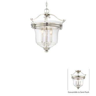 Audrey's Point Three Light Pendant (Convertible To Semi Flush)
