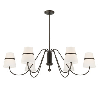 Minka-Lavery - 3736-872 - Six Light Chandelier - Althia - Textured Dark Bronze