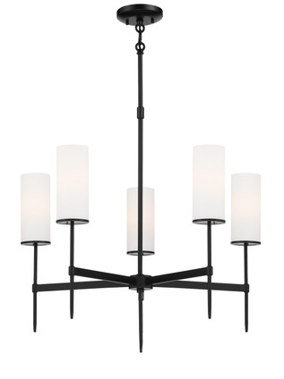 Minka-Lavery - 3845-66A - Five Light Chandelier - First Avenue - Coal