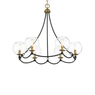 Minka-Lavery - 5066-726 - Six Light Chandelier - Kearney Park - Coal