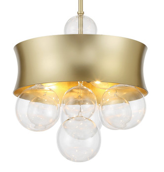 Verdi Square by Robin Baron Three Light Convertible Pendant (5195-697)