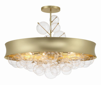 Verdi Square by Robin Baron Eight Light Convertible Pendant (5198-697)