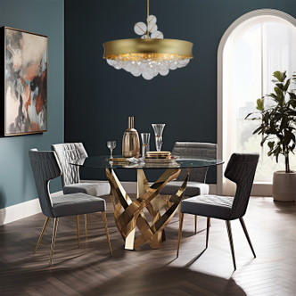 Verdi Square by Robin Baron Eight Light Convertible Pendant (5198-697)
